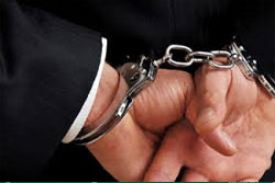 man handcuffed